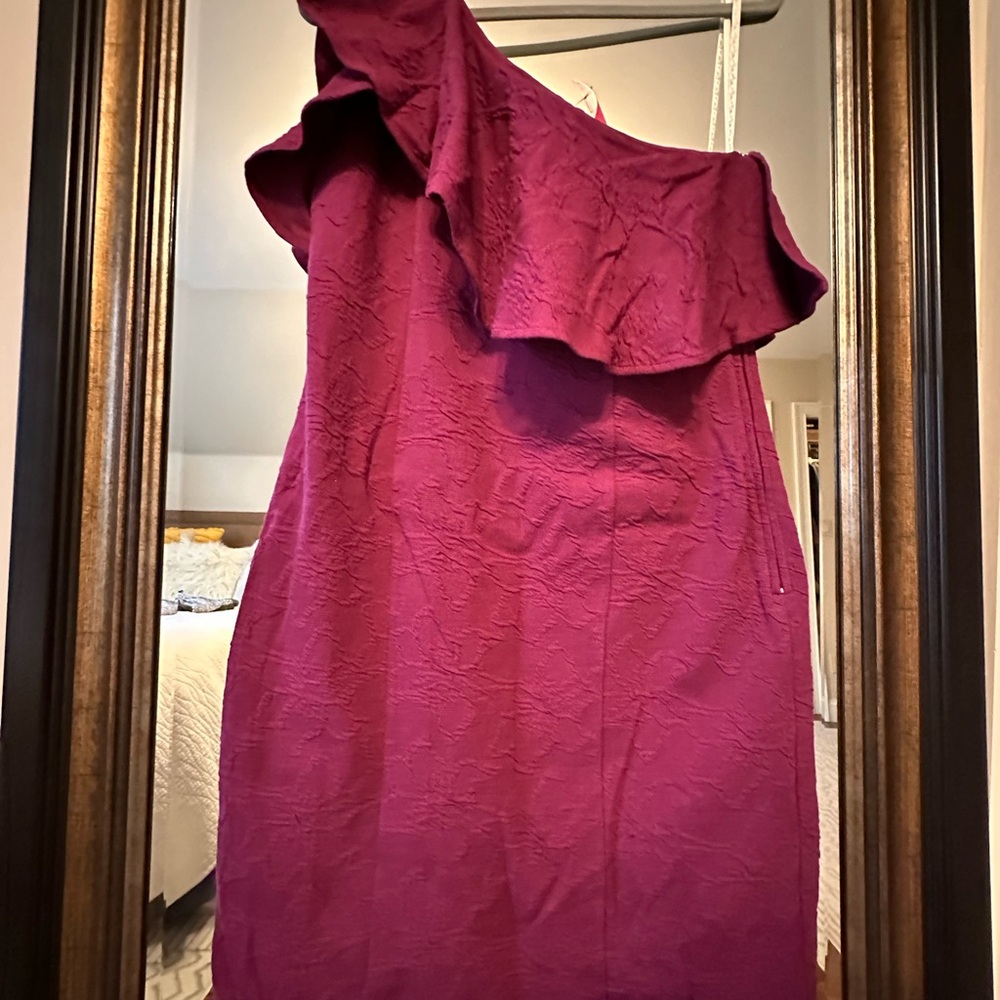 NWT Lilly Pulitzer One-Shoulder Dress – Amarena Cherry – Size 10 – $198 MSRP